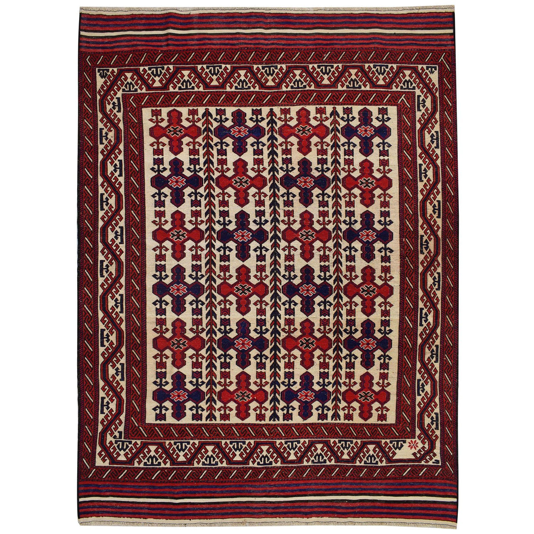 Saghari Kilim 6' 6 x 9' (ft) - No. AL31005 - ALRUG Rug Store