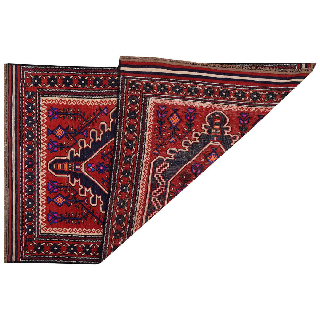 Saghari Kilim 4' 4 x 6' 6 (ft) - No. AL19757 - ALRUG Rug Store
