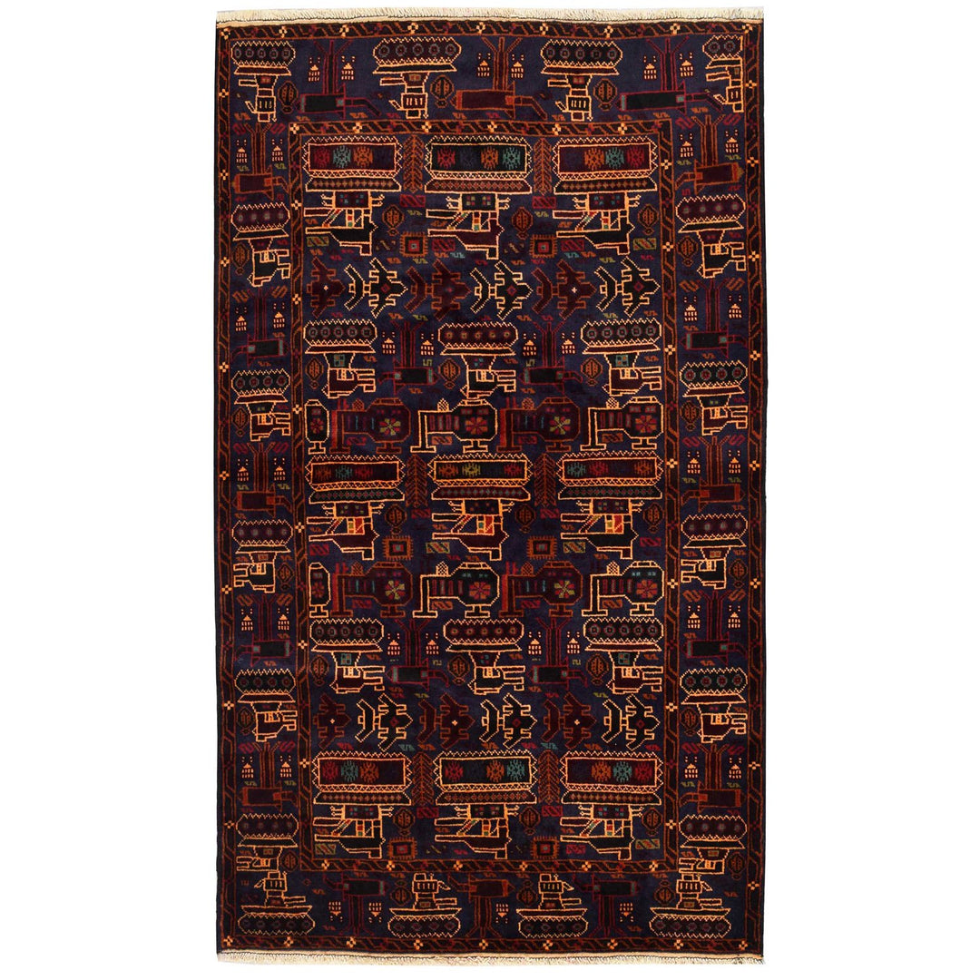 Zikini Rug 3' 7 x 6' 4 (ft) - No. AL64169 - ALRUG Rug Store