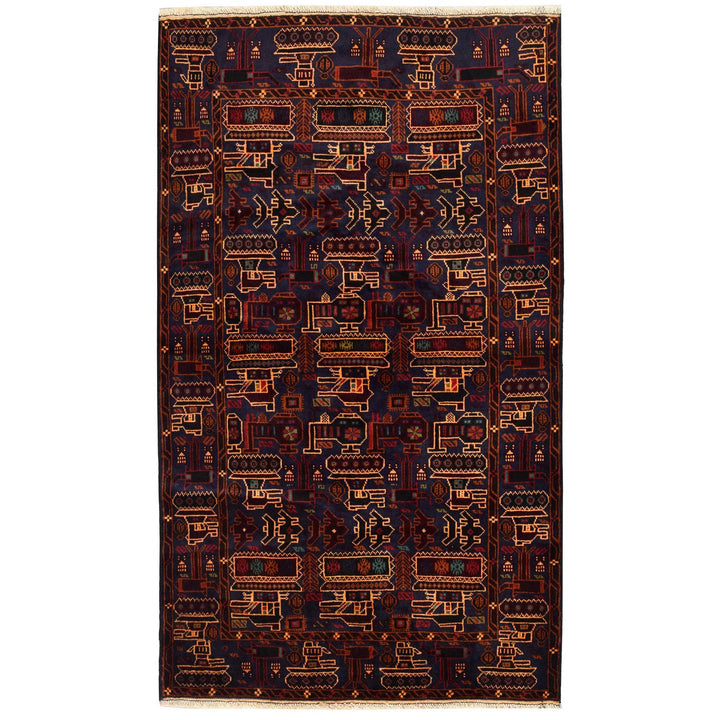 Zikini Rug 3' 7 x 6' 4 (ft) - No. AL64169 - ALRUG Rug Store