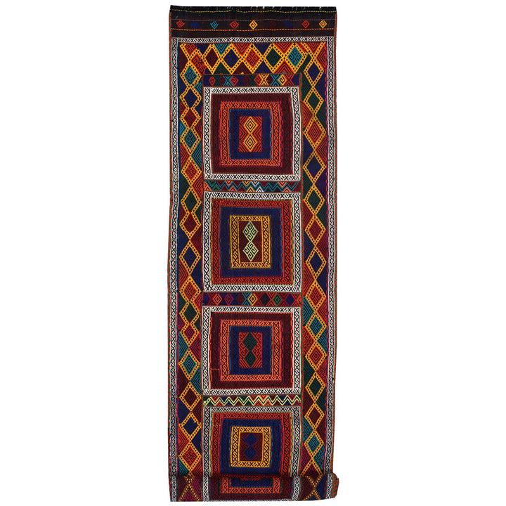 Suzuni Kilim 2' 5 x 11' 3 (ft) - No. AL75229 - ALRUG Rug Store
