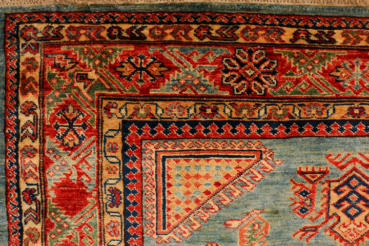 Cadet Blue Kazak 4' 10 x 6' 3 - No. 31870 - ALRUG Rug Store