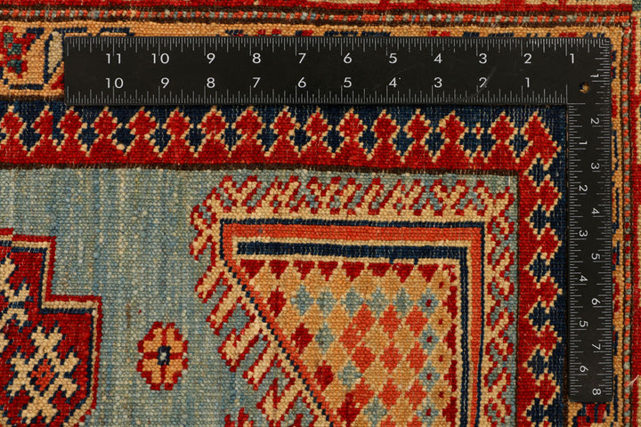 Cadet Blue Kazak 4' 10 x 6' 3 - No. 31870 - ALRUG Rug Store