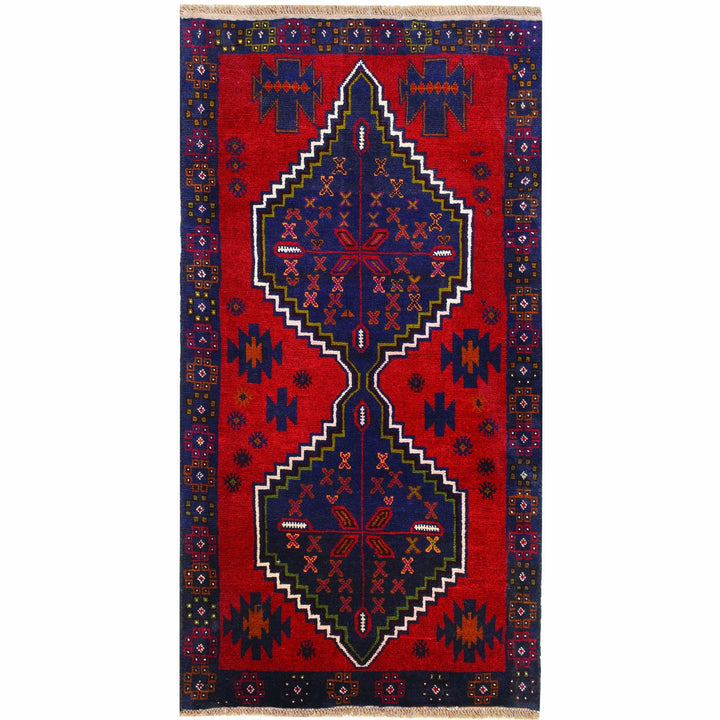 Baluchi Rug 3' 6 x 6' 2 (ft) - No. AL42070 - ALRUG Rug Store