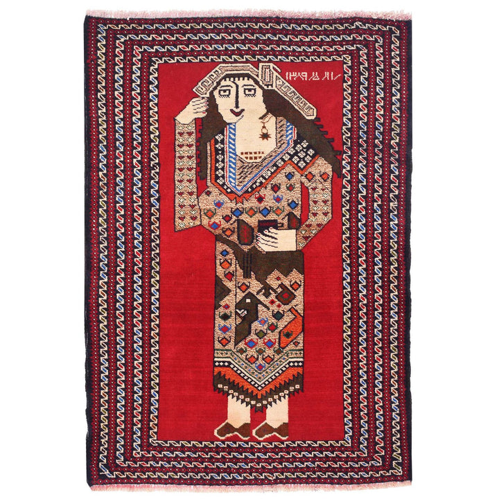Pictorial Rug 3' x 4' 2 (ft) - No. AL98939 - ALRUG Rug Store