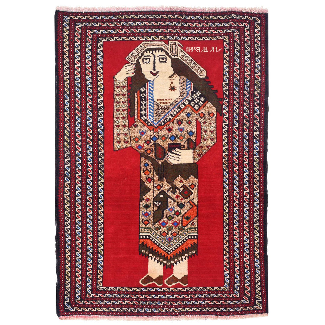 Pictorial Rug 3' x 4' 2 (ft) - No. AL98939 - ALRUG Rug Store