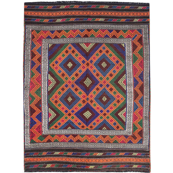 Suzuni Kilim 4' 7x6' 2 (ft) - No. AL42076 - ALRUG Rug Store