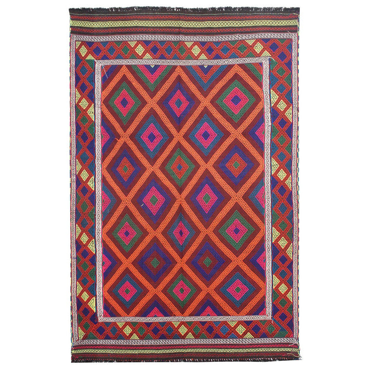 Suzuni Kilim 5' 6x9' (ft) - No. AL18004 - ALRUG Rug Store