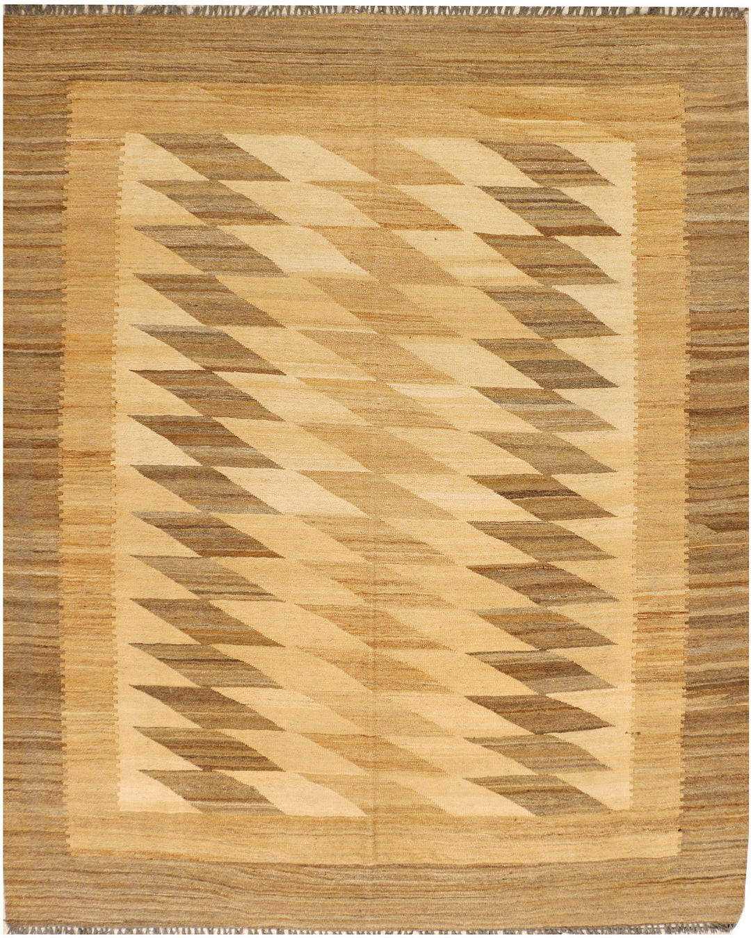 Moccasin Kilim 6' 9 x 8' 2 - No. 33450 - ALRUG Rug Store