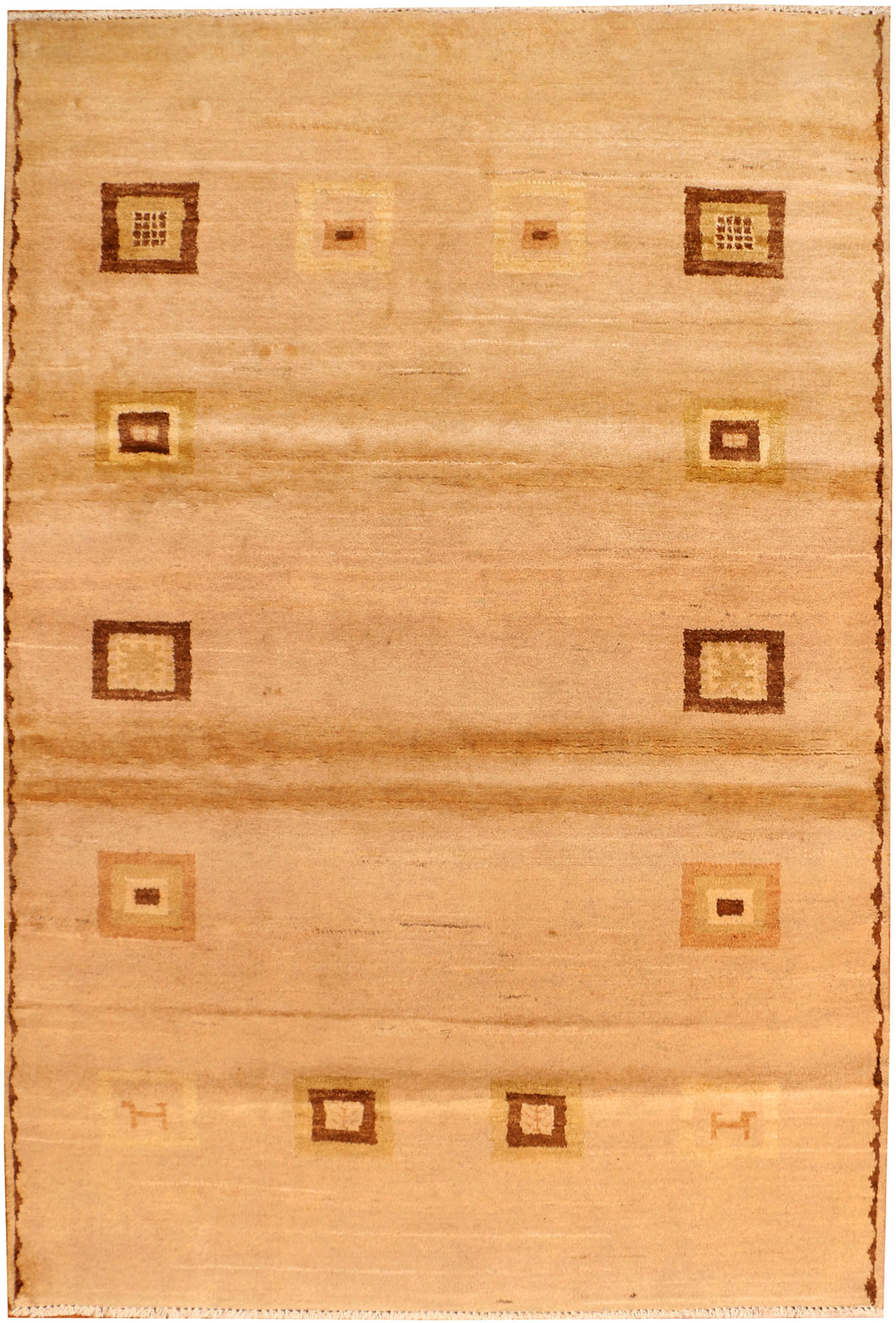 Navajo White Gabbeh 4' 1 x 6' - No. 33861 - ALRUG Rug Store