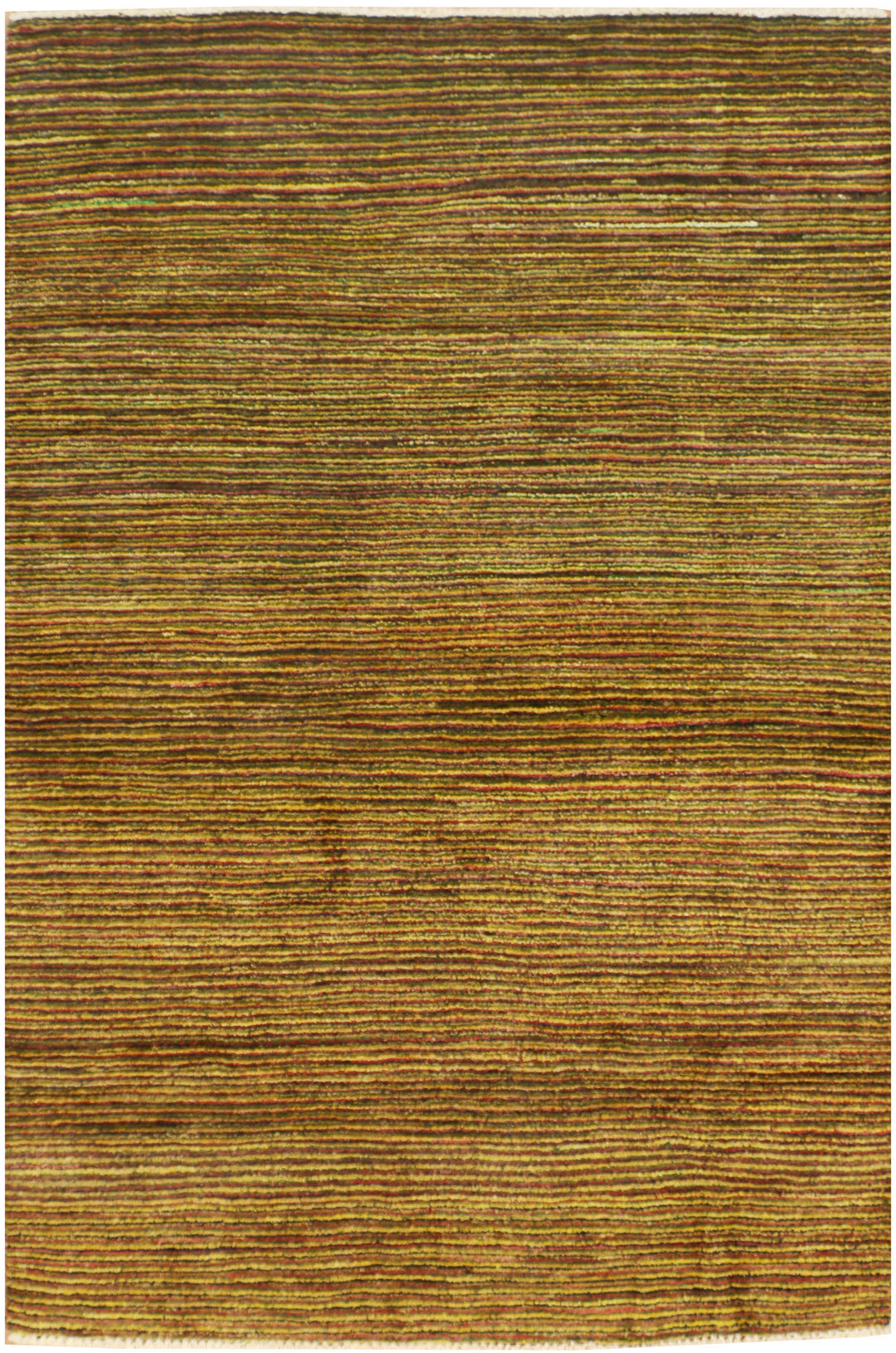 Olive Gabbeh 4' x 6' 3 - No. 33863 - ALRUG Rug Store