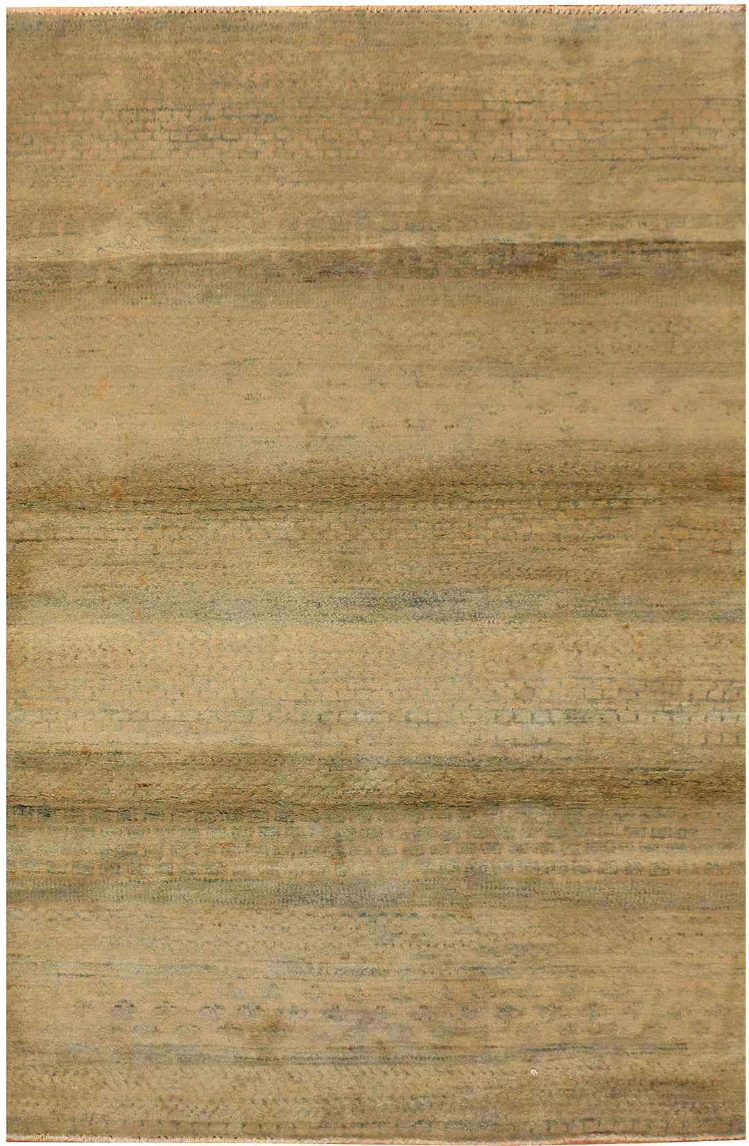 Dark Khaki Gabbeh 4' x 6' 1 - No. 33865 - ALRUG Rug Store