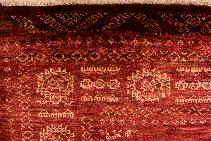 Maroon Gabbeh 4' 8 x 6' 10 - No. 33885 - ALRUG Rug Store