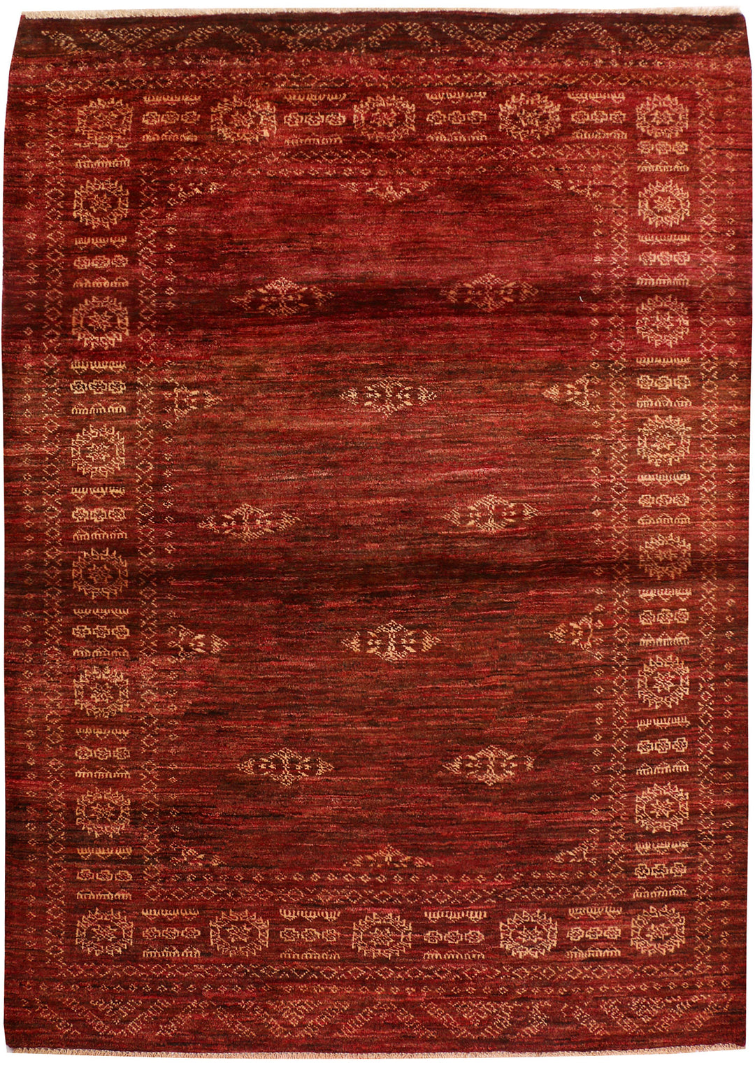 Maroon Gabbeh 4' 8 x 6' 10 - No. 33885 - ALRUG Rug Store