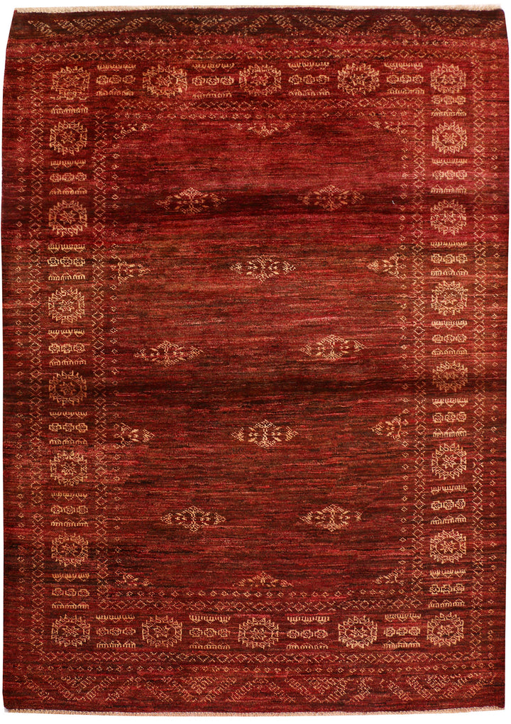 Maroon Gabbeh 4' 8 x 6' 10 - No. 33885 - ALRUG Rug Store