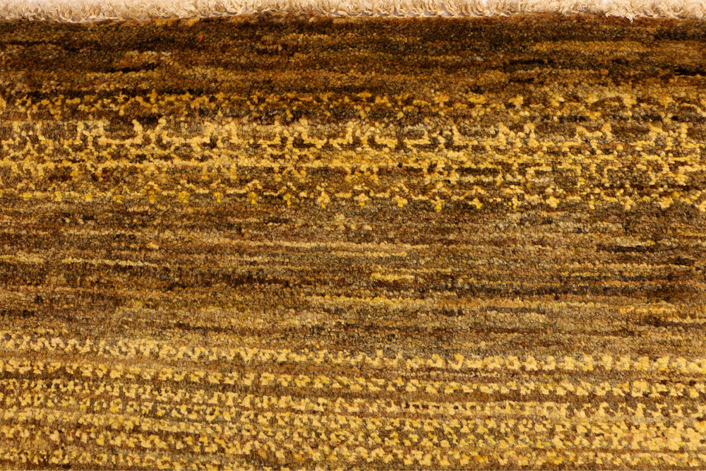 Dark Goldenrod Gabbeh 4' x 5' 11 - No. 33893 - ALRUG Rug Store