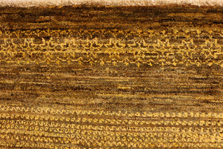 Dark Goldenrod Gabbeh 4' x 5' 11 - No. 33893 - ALRUG Rug Store