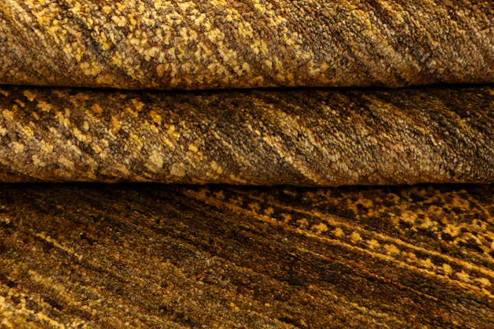 Dark Goldenrod Gabbeh 4' x 5' 11 - No. 33893 - ALRUG Rug Store