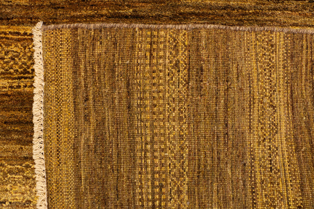 Dark Goldenrod Gabbeh 4' x 5' 11 - No. 33893 - ALRUG Rug Store