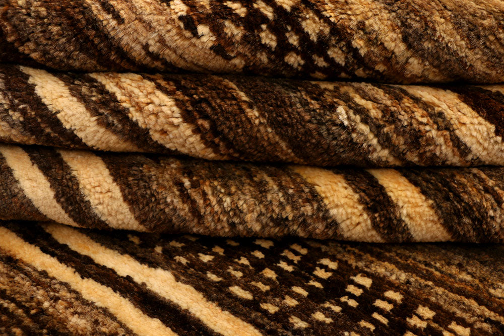 Burlywood Gabbeh 4' 7 x 6' 8 - No. 33899 - ALRUG Rug Store