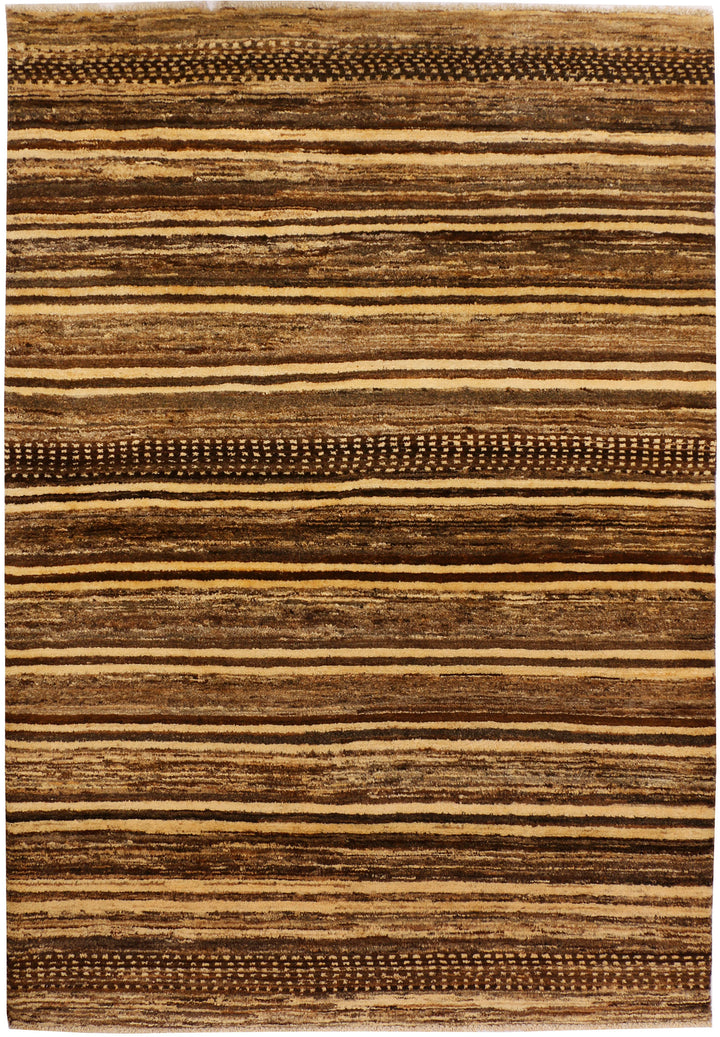 Burlywood Gabbeh 4' 7 x 6' 8 - No. 33899 - ALRUG Rug Store