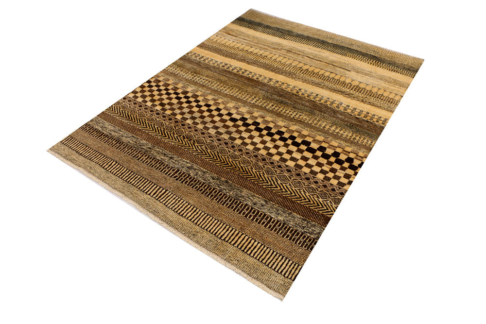 Bisque Gabbeh 4' 7 x 6' 2 - No. 33914 - ALRUG Rug Store