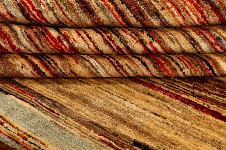 Multi Colored Gabbeh 4' 7 x 6' 4 - No. 33921 - ALRUG Rug Store