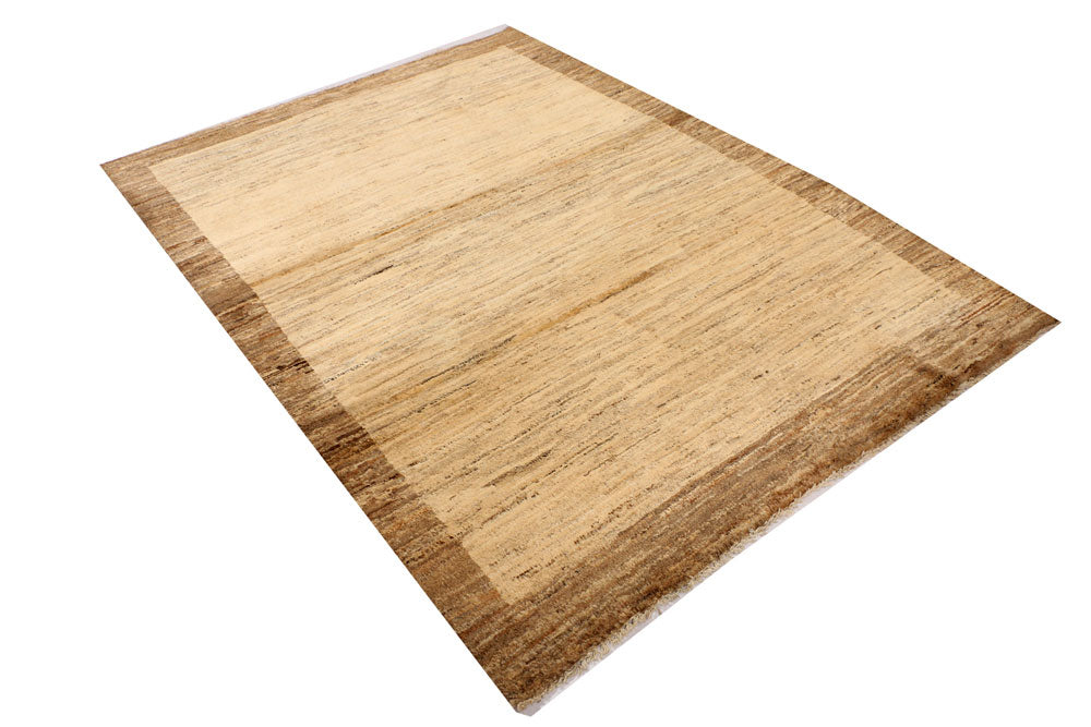 Blanched Almond Gabbeh 4' 11 x 6' 7 - No. 33923 - ALRUG Rug Store