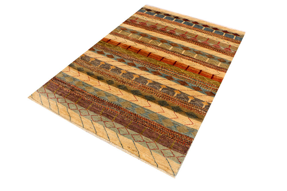 Multi Colored Gabbeh 4' 2 x 6' 1 - No. 33932 - ALRUG Rug Store