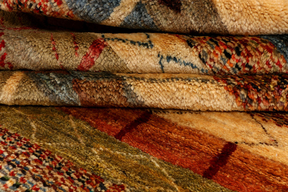 Multi Colored Gabbeh 4' 2 x 6' 1 - No. 33932 - ALRUG Rug Store