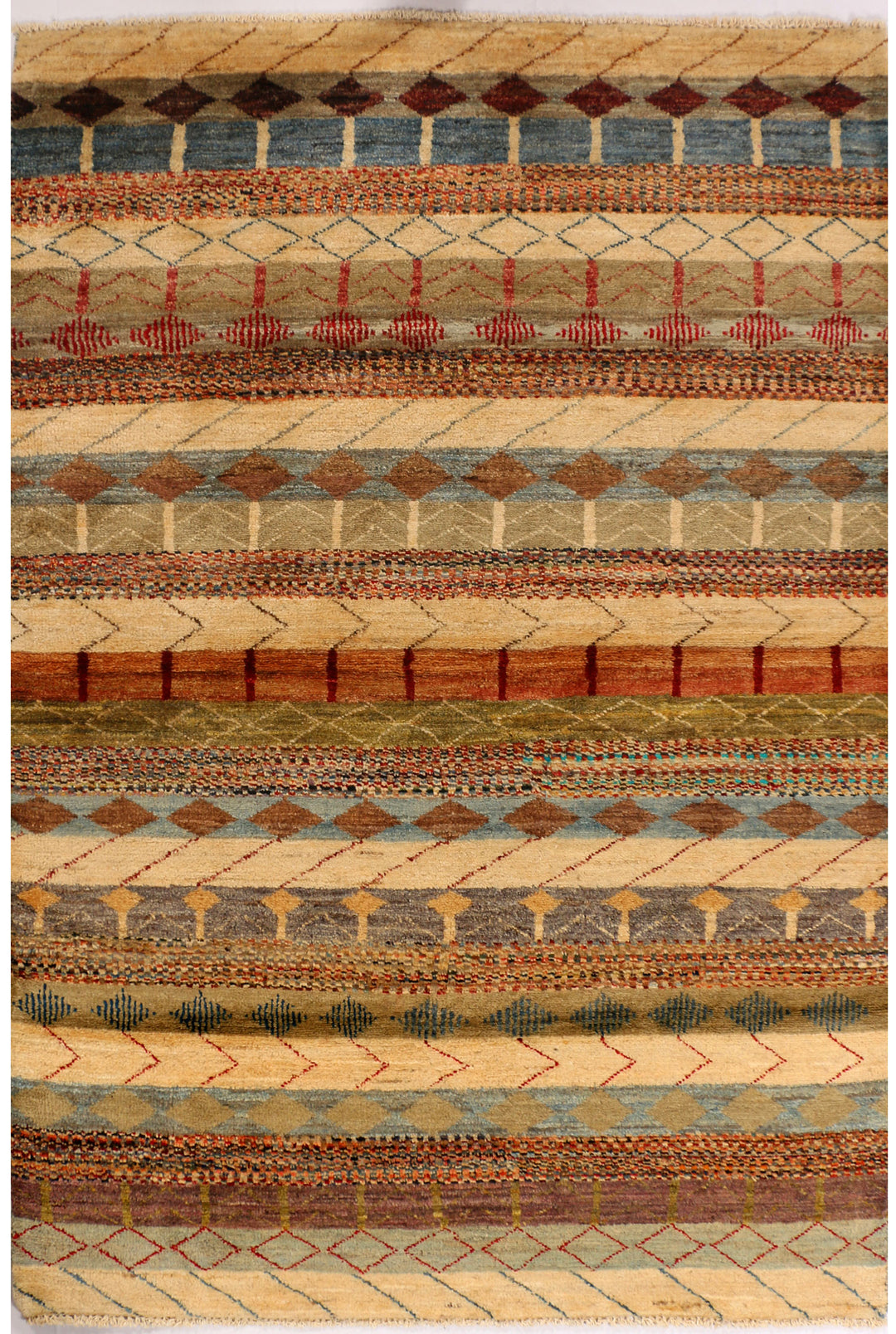 Multi Colored Gabbeh 4' 2 x 6' 1 - No. 33932 - ALRUG Rug Store