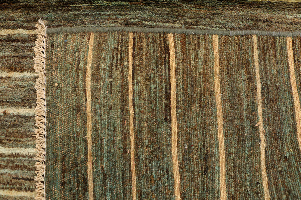 Dark Sea Green Gabbeh 4' 7 x 6' 3 - No. 33938 - ALRUG Rug Store