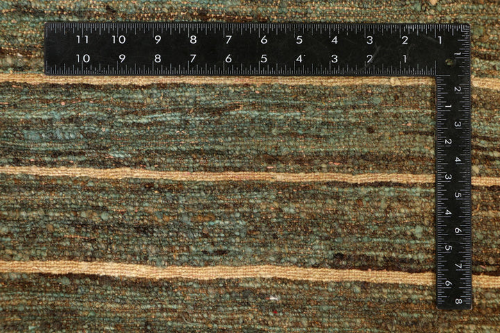 Dark Sea Green Gabbeh 4' 7 x 6' 3 - No. 33938 - ALRUG Rug Store