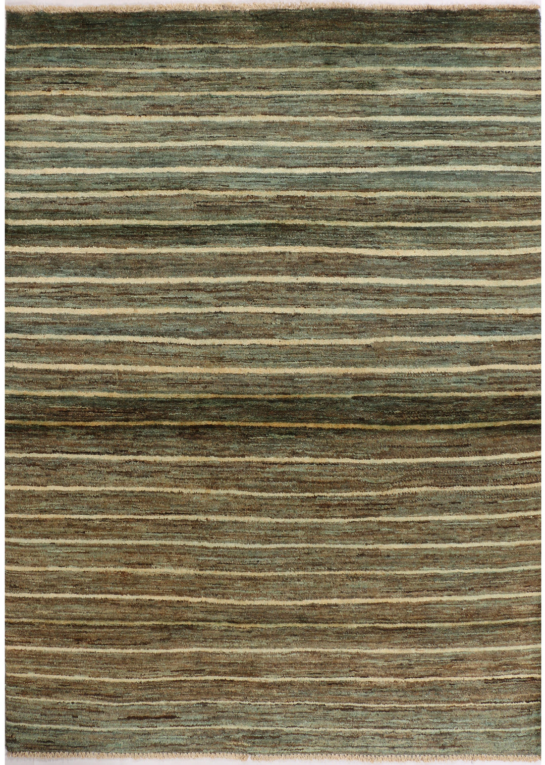 Dark Sea Green Gabbeh 4' 7 x 6' 3 - No. 33938 - ALRUG Rug Store