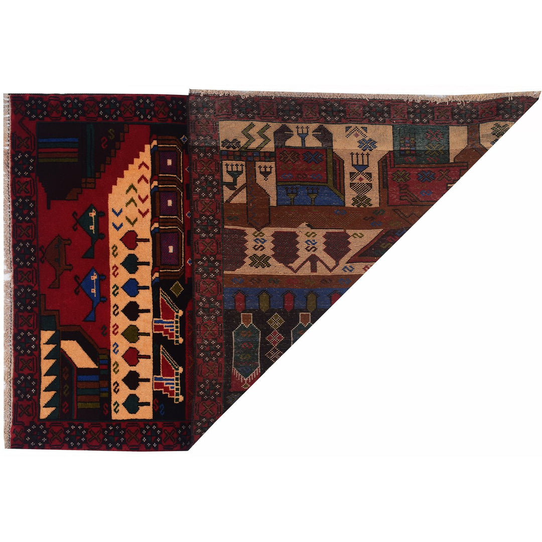 Baluchi Rug 3' x 4' 5 (ft) - No. AL71711 - ALRUG Rug Store
