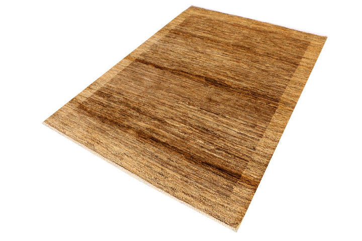 Tan Gabbeh 4' 6 x 6' 4 - No. 33945 - ALRUG Rug Store