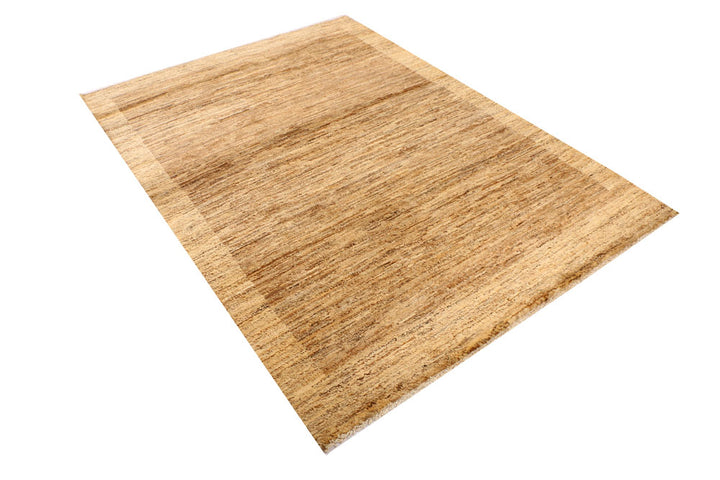 Tan Gabbeh 4' 6 x 6' 4 - No. 33945 - ALRUG Rug Store