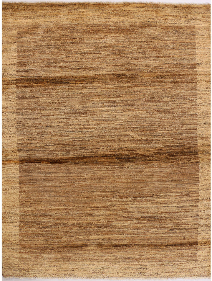 Tan Gabbeh 4' 6 x 6' 4 - No. 33945 - ALRUG Rug Store