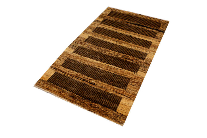 Burlywood Gabbeh 3' 1 x 5' 4 - No. 33999 - ALRUG Rug Store