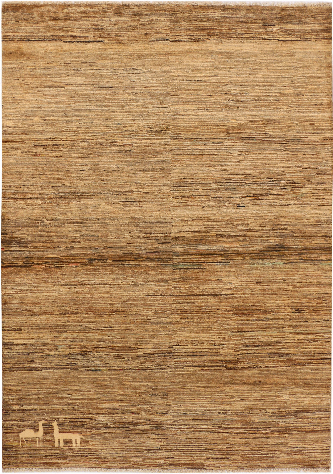 Navajo White Gabbeh 4' 1 x 6' - No. 34003 - ALRUG Rug Store