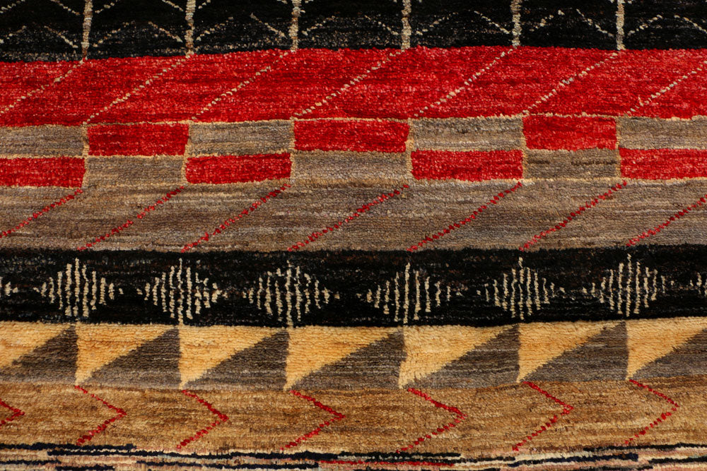 Multi Colored Gabbeh 4' x 6' - No. 34005 - ALRUG Rug Store