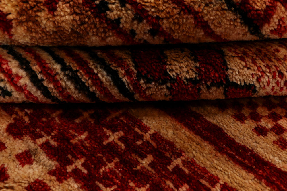 Multi Colored Gabbeh 3' 1 x 5' 1 - No. 34007 - ALRUG Rug Store