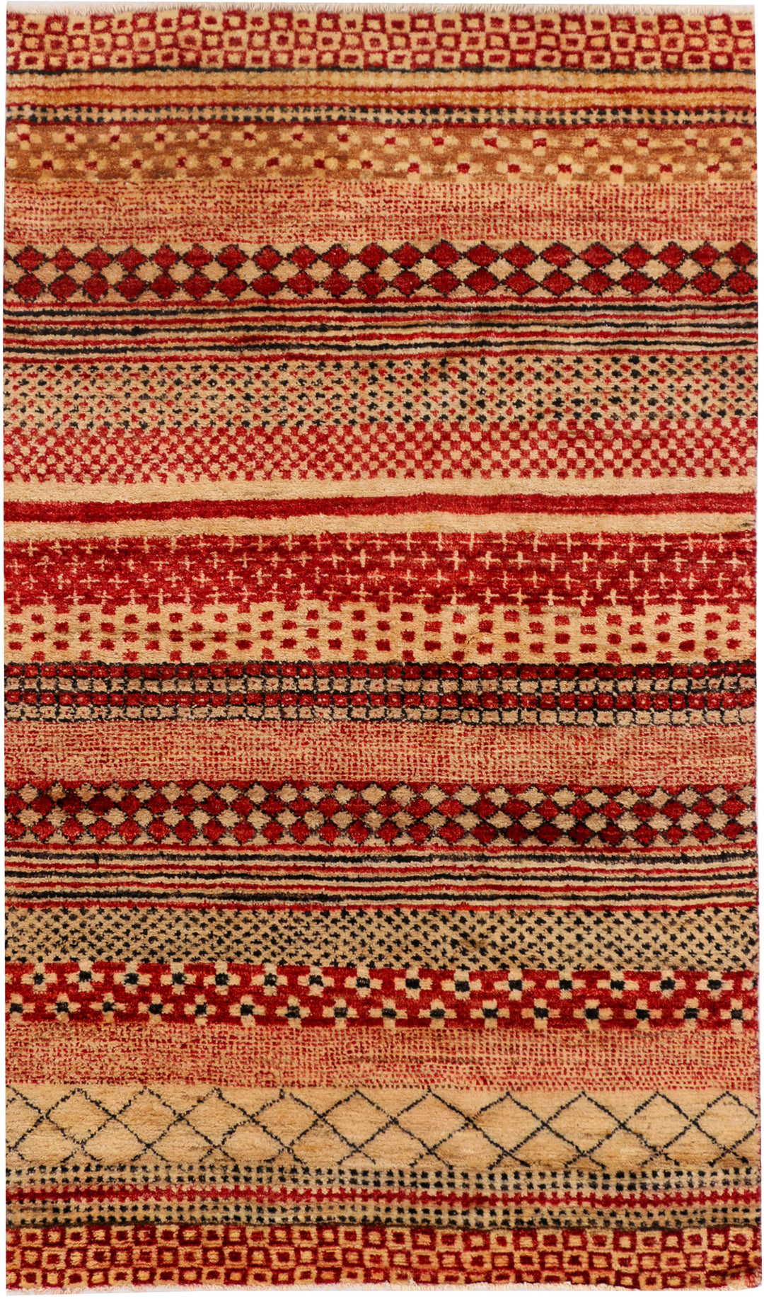 Multi Colored Gabbeh 3' 1 x 5' 1 - No. 34007 - ALRUG Rug Store