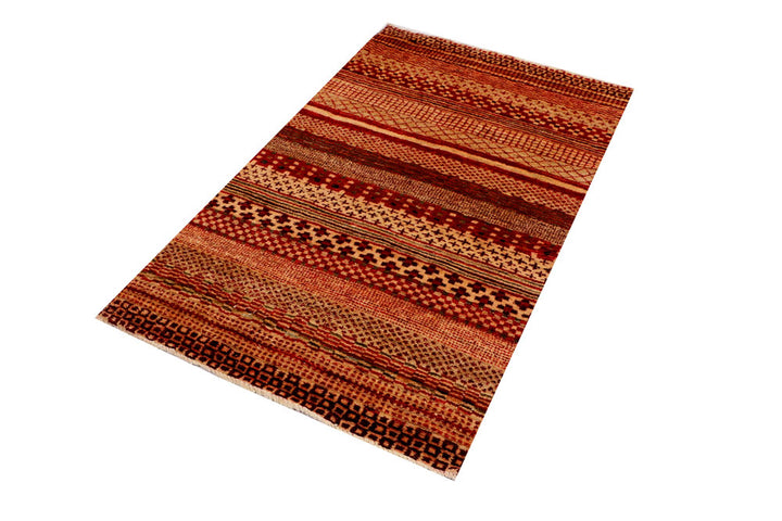 Multi Colored Gabbeh 3' 1 x 4' 11 - No. 34010 - ALRUG Rug Store