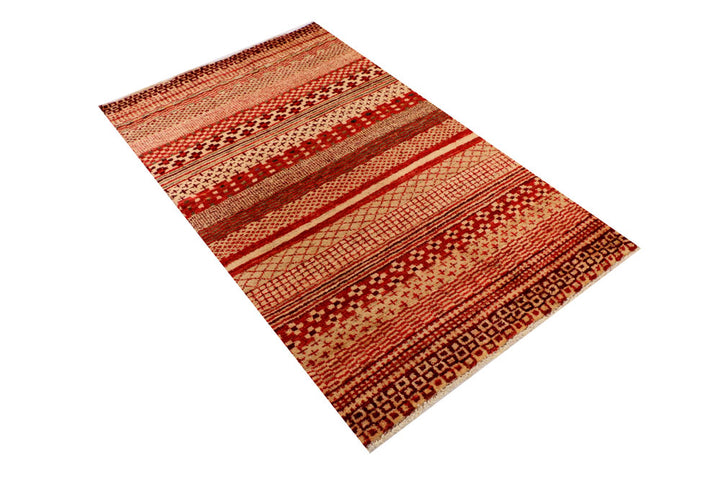 Multi Colored Gabbeh 3' 1 x 4' 11 - No. 34010 - ALRUG Rug Store