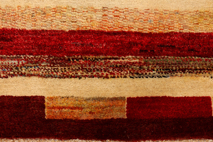 Multi Colored Gabbeh 3' 1 x 5' - No. 34015 - ALRUG Rug Store