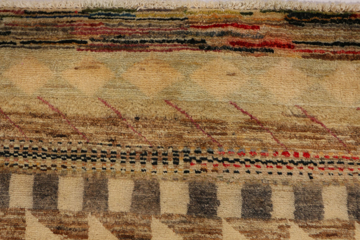 Multi Colored Gabbeh 2' 11 x 5' 3 - No. 34019 - ALRUG Rug Store