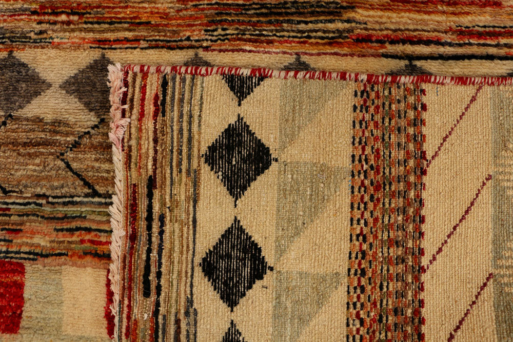 Multi Colored Gabbeh 2' 11 x 5' 3 - No. 34019 - ALRUG Rug Store