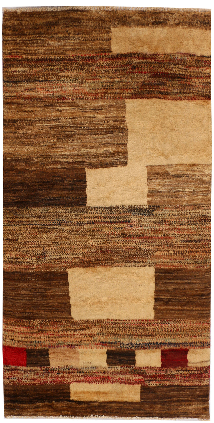 Burlywood Gabbeh 3' x 4' 11 - No. 34021 - ALRUG Rug Store