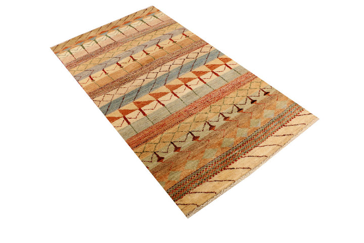 Multi Colored Gabbeh 3' 2 x 5' 7 - No. 34022 - ALRUG Rug Store